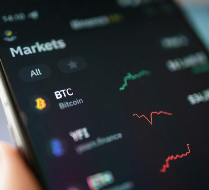 Cryptocurrency Coins Exchange On Phone